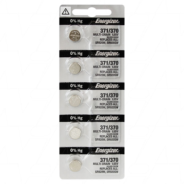 1.55V 39mAh Silver Oxide Watch Battery (V371)
